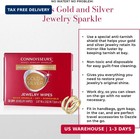 Connoisseurs Premium Edition Compact Jewelry Wipes No Rinse Gold And Silver Jewe
