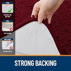  Toilet Rugs U-shaped 24x20  Extra Soft 24  X 20  Contour Rug Burgundy