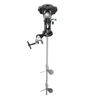 50gallon Pneumatic Mixer Horizontal Plate Rung Dope Stainless Steel Tank Barrel