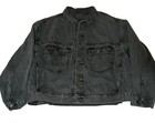 Dark Green Levi s Denim Type 2 Jacket Size Large Patches From Rocky 4 Custom 1 1