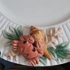 Vintage Fitz   Floyd Trompe L   oeil  fish Market  Serving Platter Chop Plate 14 