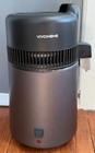 Vivohome 25-cup Countertop Water Distiller Machine In Black With Smart Switch