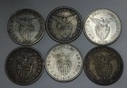 Lot Of 6 Philippines Pesos 1907  1908  1910