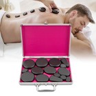 18pcs Hot Stone Basalt Hot Stones Set Massage Natural Hot Rocks With Heater Box