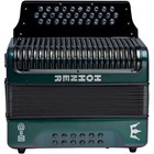 Hohner Corona C-ii Fbbeb Accordion Green To Gold