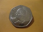 1987 The Gambia Coin 1 Dalasi  Crocodile  Unc High Grade  Africa