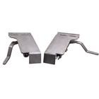 1 Pair Skid Steer Quick Tach Brackets Conversion Adapter For Latch Box Weld On