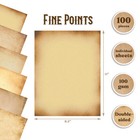 Stationery Paper  100 Sheets  Aged Look Vintage Antique Old Fashion Parchment   