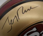Jerry Rice Hof 49ers Signed autographed Mini Football Helmet Jsa  211969