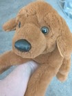 Fao Schwarz Brown Lab Dog Puppy Laying Floppy Soft Plush 21 Inch