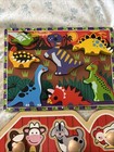 3 Melissa And Doug Wooden Puzzles