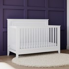 Convertible Crib 5-in-1 White Toddler Bed Full Size Storkcraft Solstice