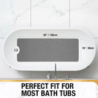  Bathtub Mat Non Slip 40 X 16 Inch  Extra Long Bath Mat Tub Soft Pvc Loofah