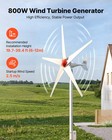 Vevor 800w 12v Wind Turbine Generator 5 Blades Wind   Solar Hybrid Controller