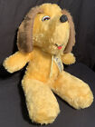 Vintage Eden  Creme Musical Wind Up Teddy Dog Stuffed Animal Plush Toy Lullaby