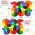 Montessori Wooden Alphabet Snake Puzzle Toy For Kids Learning Letters 3-5