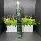 2 5lb 12 8  A natural Ruby In Zoisite Obelisk Tower Crystal Quartz Healing Reiki