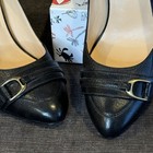 Cole Haan Nikeair Black Leather Heels pumps Size 8b Style  d25714 Preowned-excel