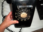 Vintage Western Electric Bell System Rotary Dial Telephone  63 Wall Phone