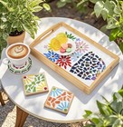 200g Irregular Glass Mosaic Tiles Bulk  Broken Pieces For Diy Crafts   Art Proje