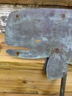 Vintage Sheet Copper Silhouette Whale Form Weathervane