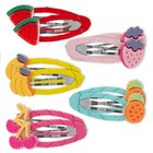 Wholesale Lot 250 Kids Girls Fabric Hair Clips 5 Styles Bows Fruit Bulk Resale