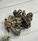 Brass Nautical Sextant  Personalised J Scott London Navigation Handmade