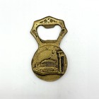 Vintage Cast Brass Athens Greece Souvenir Bottle Opener Athena And Parthenon