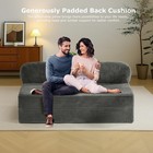 6-inch Folding Mattress Full Size Futon Sofa Bed Foldable- Convertible Floor    