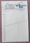 Vintage The Buccaneer Hotel Galveston Texas Stationery Letterhead   Envelope 