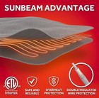 Sunbeam Royal Ultra Fleece Heated Electric Blanket Twin Size  84  X 62   Matcha