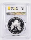 2001-w American Silver Eagle Pr70 Dcam Pcgs Blue Label