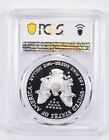 2001-w Pr70 Dcam American Silver Eagle Pcgs Blue Label
