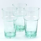 Moroccan Tea Glasses Beldi Set In Turquoise