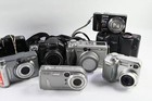 Lot Of Misc Digital Point And Shoot Cameras  as-is For Parts Or Repair   g131