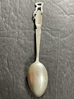 Rare Antique R Milk Jug   Hand Saw Sterling Silver Souvenir Spoon By Watson Co 