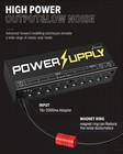 Donner Dp-1 Effects Pedal Power Supply 11 Port 9 12 18v 500 Ma With Accessories