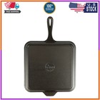 Lodge 11 Inch Square Cast Iron Griddle Pre Seasoned Skillet