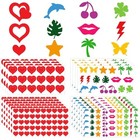 Tanning Stickers For Body  714pcs Dual-size Multi-style Self Adhesive