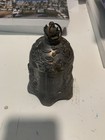 Vintage Dragon Buddha Bell Metal Ornate Carved Decorative Home Garden Decor