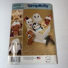 Lot Of 5 Simplicity Sewing Patterns Crafts Child Men Plush Animals Uncut