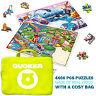 Jigsaw Puzzles Games 60 Pieces Unique Shapes   Animals Dinosaurs City