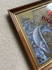 Miller High Life Beer Diamond Wildlife Series Mirror Sign-fish-   tip Up   