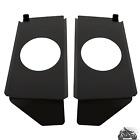 2x Behind Seat Cab Corner 6   9  Speaker Brackets For Chevy C10 Black 1967 - 1972