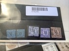 Bergedorf German States Stamp Collection Of 12 Genuine  Reprints  Forgeries
