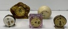 Wind Up Vintage Clocks Lot Of 5