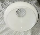 Hand Blown Lamp Shade Antique 1800s Oil Diffuser Milk Glass Smooth Edges