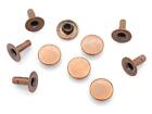Flat Rivets Metal Single Cap Rivets Stud Round Cap Leather Craft Rivet Fasteners