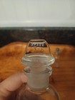 3 Vtg Apothecary Bottles Set  Cobalt Bitters  Pyrex Lab Glass  Absorbine Jr Cap