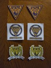  6 Pc - Nj State Police Supporter Lot -uv Vinyl Decals 